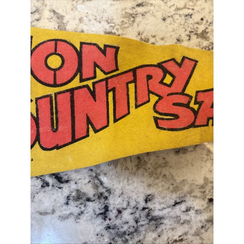Vintage Lion Country Safari Pennant West Palm Beach Florida Souvenir Flag